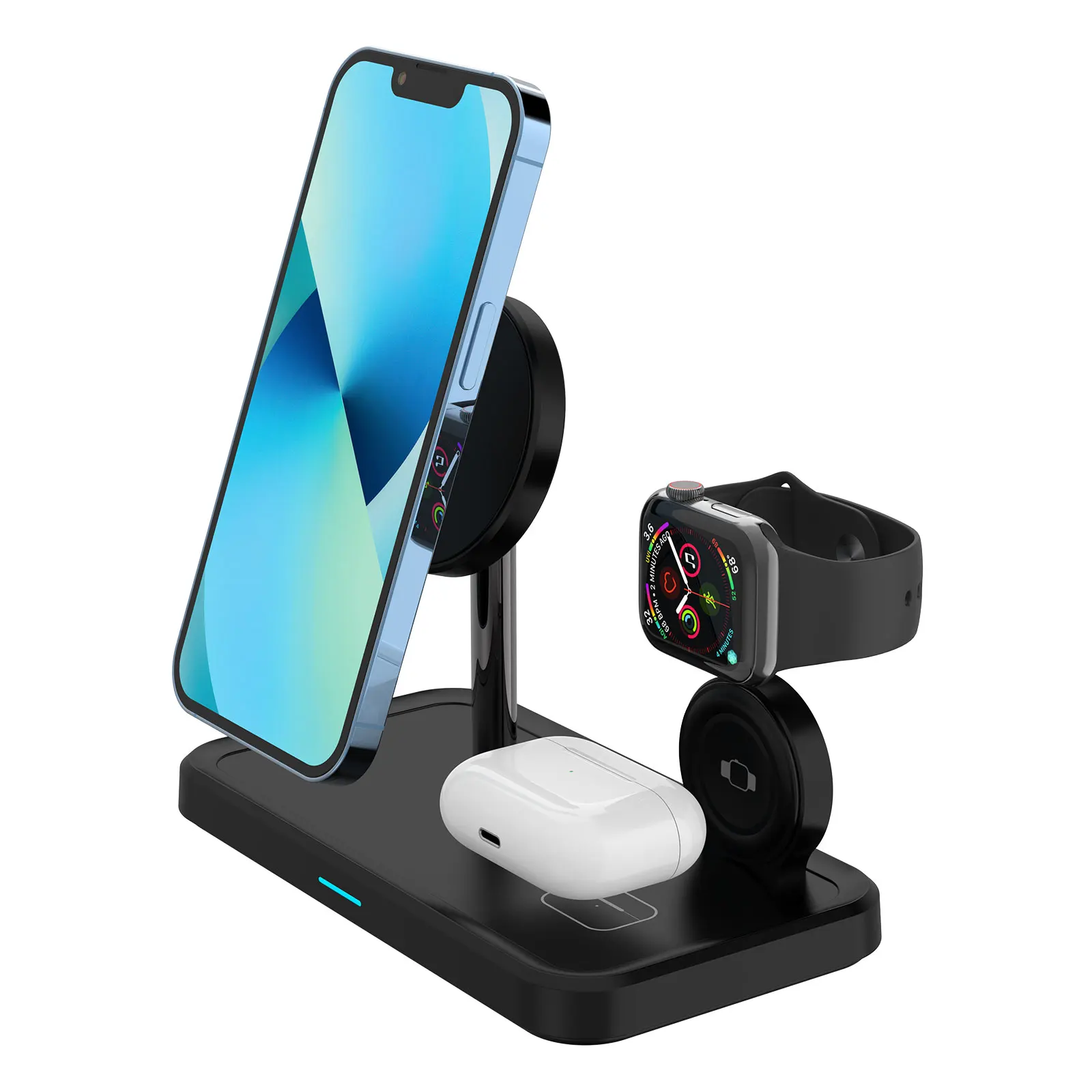 

M6 Magnetic Fast Charging Stand Wireless Charger Phone 3 in 1