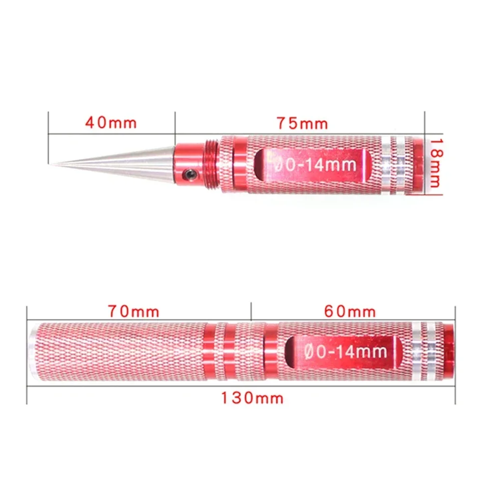 Abridor de agujeros para carrocería de coche RC, perforador de expansión, escariador de carcasa, modelo redondo de acero y Metal, herramienta de