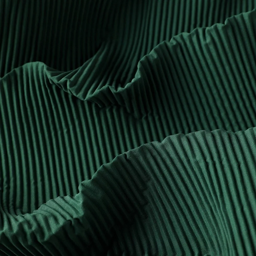 150X100cm Pleated Fabric Wrinkled Texture Textured Fabric Crepe Fabric Micro Elastic Soft Crepe Satin Fabric Upholstery Sewing
