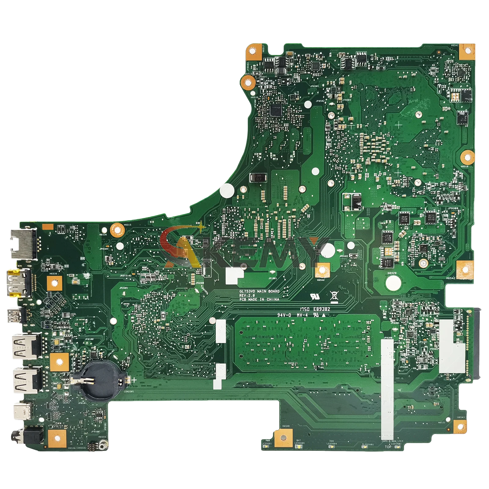 GL753VD Материнская плата для ноутбука ASUS ROG Strix GL753VD FX753V ZX753V GL753V GL753VE Материнская плата с процессором I5 I7 100% тестирование OK stk