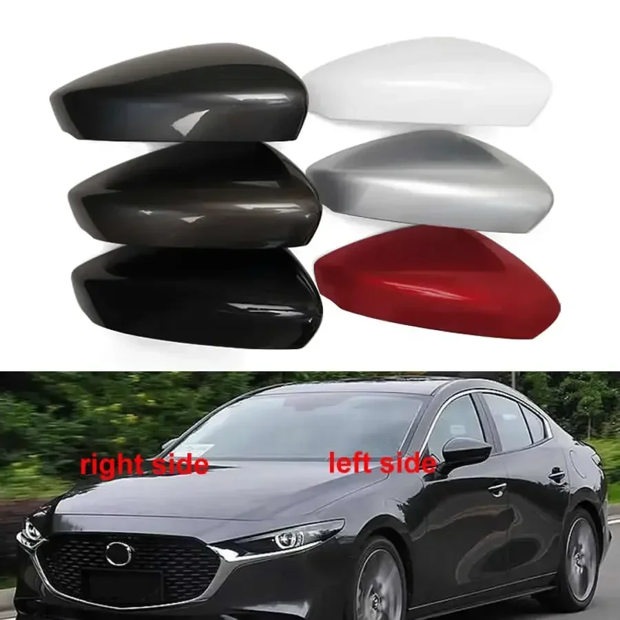 For Mazda 3 Axela 2020 2021 2022 2023 Car Accessories Outer Reversing Mirrors Cover Rearview Mirror Housing Shell Color Painted