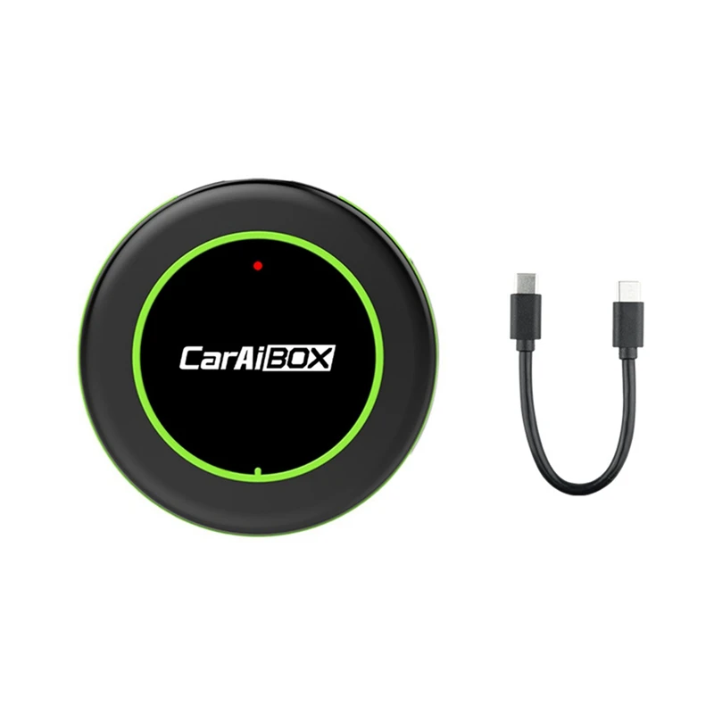 

Caraibox Carplay Adapter Wired To Wireless Carplay Screen Projection Box Car Smart AI BOX Plug And Play