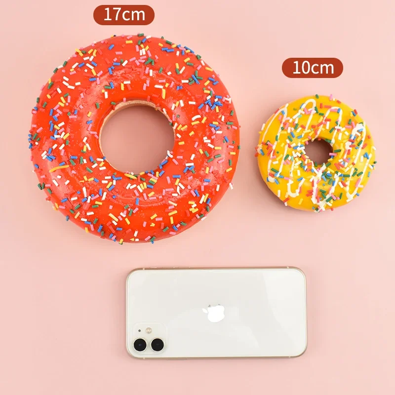 10CM 1pc Artificial Donut Cake Food Artificial Squishy Donut Simulation Model Photography Props Holiday Party Table Decoration