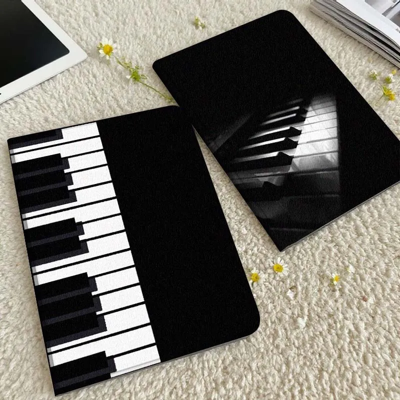 

Piano Keyboard Keys Pattern Tablet Case For Xiaomi Redmi Mini Pad SE K 2 4 5 6 7 8 2023 2025 11 8.8 11.2 10.1 Pro Gift