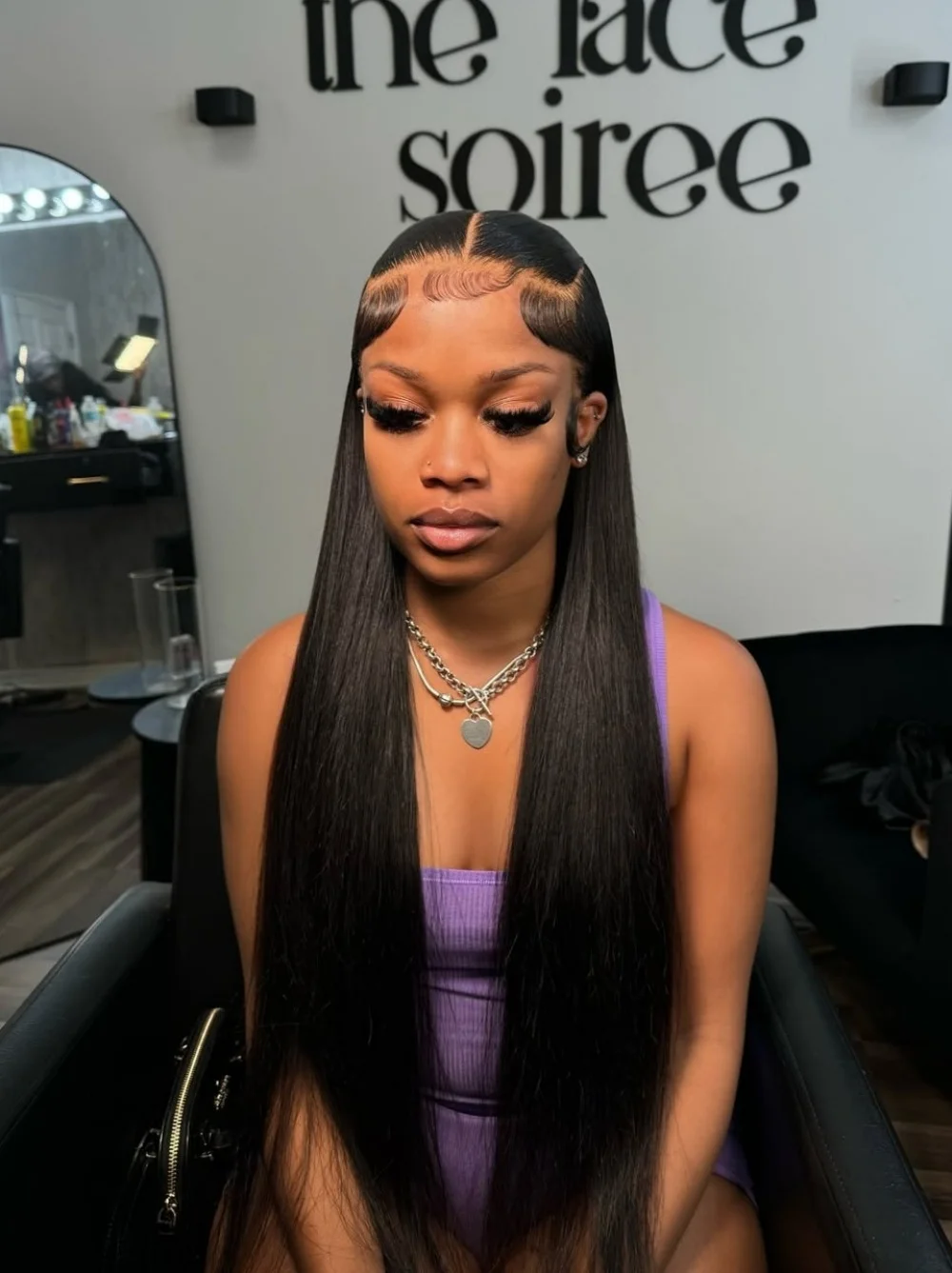 

42 Inch HD Lace Front Wig Pre Plucked Brazilian Bone Straight Human Hair Wig Transparent 13X4 13X6 Lace Frontal Wig For Women