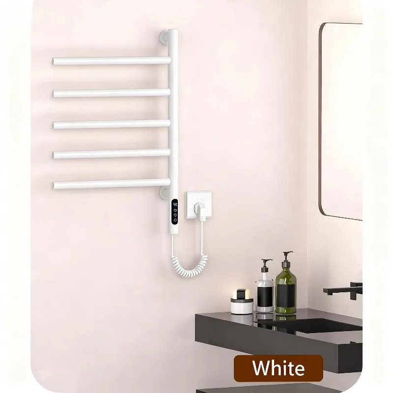 الفولاذ المقاوم للصدأ ساخنة منشفة دفئا رف المكونات في رف منشفة تسخين كهربائي للحمام