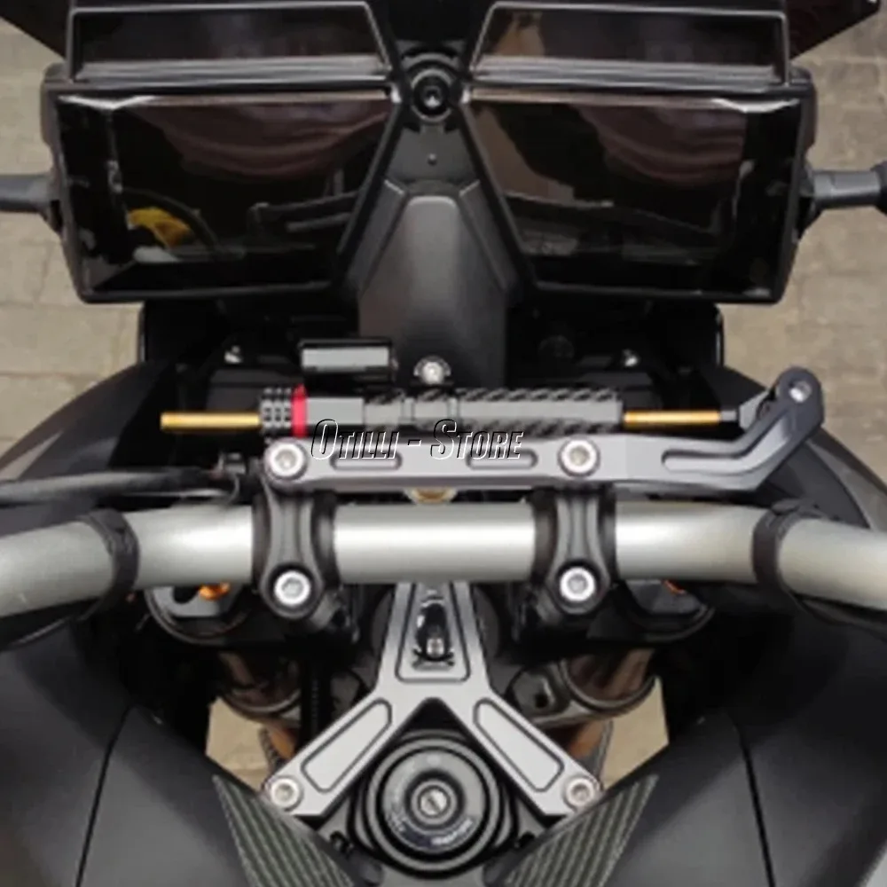 Nieuwe Motorfiets Stuurdemper Stabilisator En Beugel Mount Kit Voor Yamaha Tracer 9 Tracer9 Tracer 9 Tracer 9 Tracer 9 Gt 2021 2022 2023