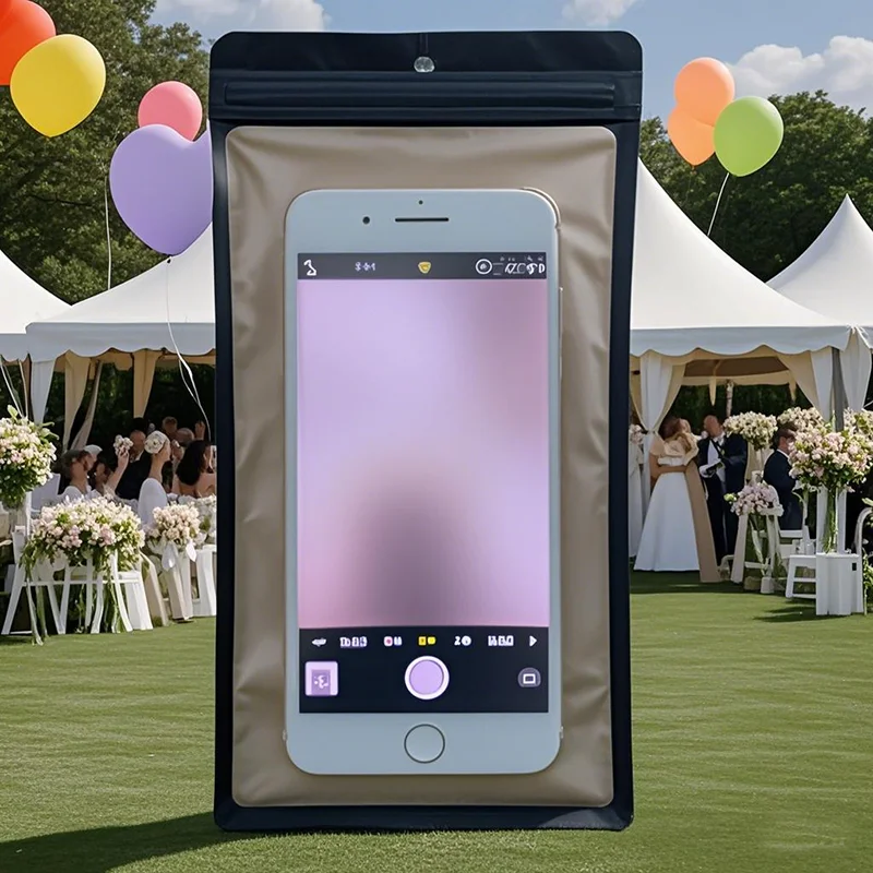 

100PCS Cheap Mobile Phone Pouch for Preventing Private Shooting No Photography Allowed phone bag for Muslim Wedding