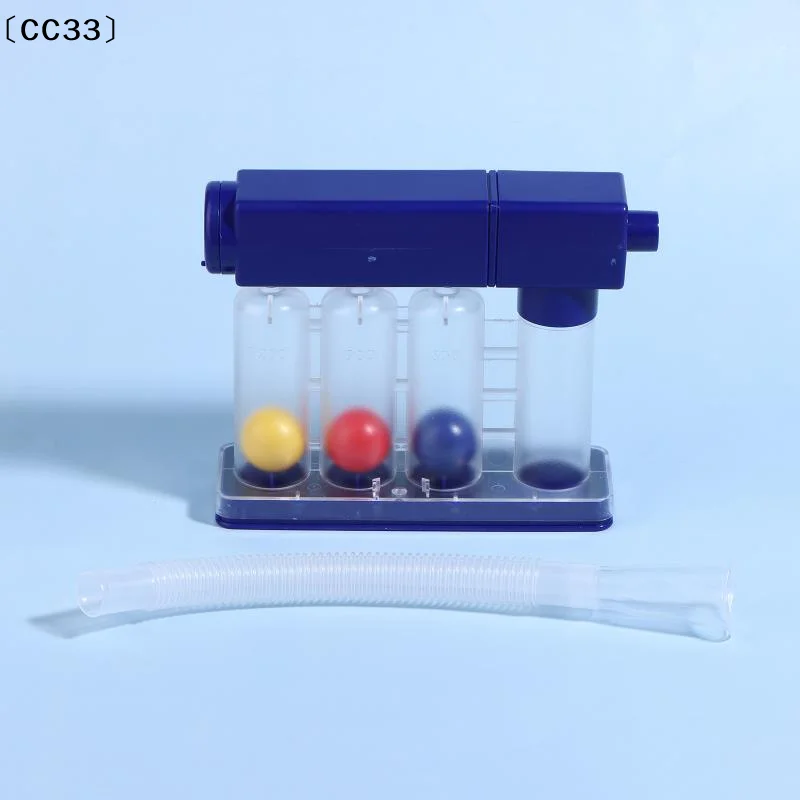 Breathing Exerciser 3 Balls Respiratory Exerciser Respiratory Exerciser Breathing Exerciser Breath Exercise Measurement 〔CC33〕