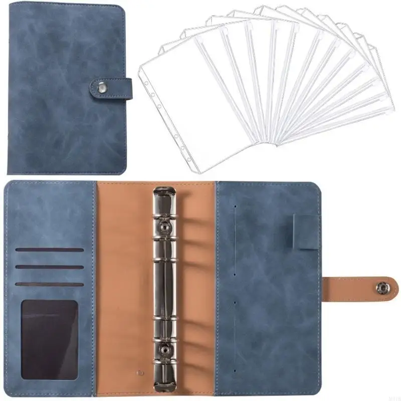 M5TB Binner Planner Set พร้อม Binder Budget Pockets Notebook Loose-Leaf Notebook Binder Journal