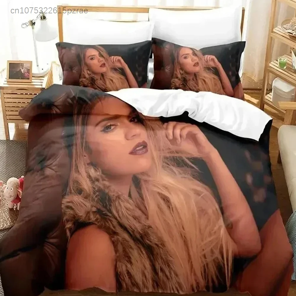3D Print Karol G Carolina Giraldo Navarro Bedding Set Boys Girls Twin Queen Size Duvet Cover Adult Home Textileextile