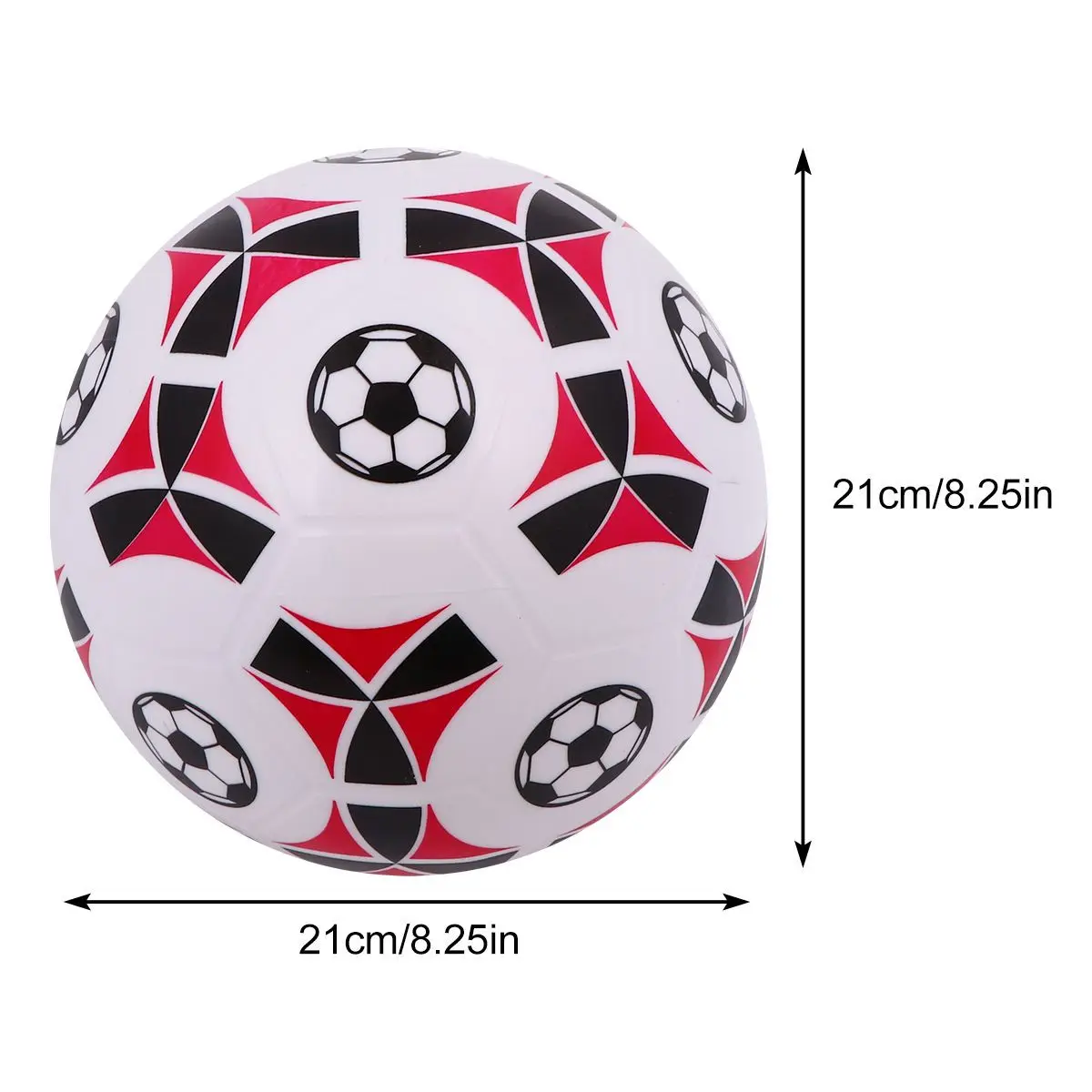 Kindergarten 8,5 Zoll aufblasbarer Ball, leicht, lustig, Outdoor-Fußball, Fußball, Strand, PVC, aufblasbarer Ball, Fußballspielzeug