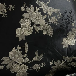 Satin Jacquard Fabric for Hanfu Dress Clothing DIY Sewing Fabrics Wholesale Fashion Cloth Polyester Material