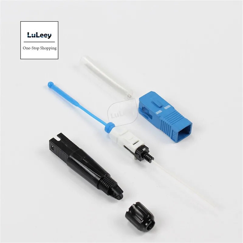 

100pcs FTTH SC UPC Fusion Optical Fast Optical Fiber Quick Connector 0.1dB Splicing Loss Return Loss 50dB