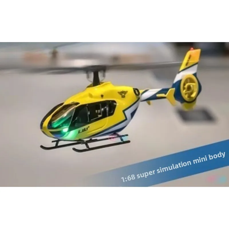 Remote control model aircraft helicopter EC135 four-channel simulated remote control aircraft, like a real machine