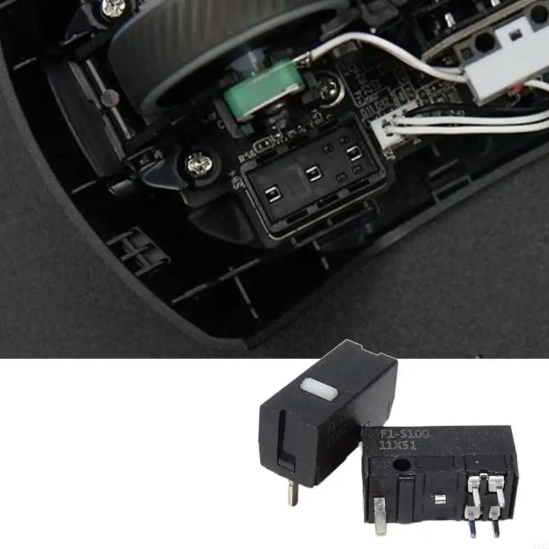 2Pcs Opticals Mouse MicroSwitch FE F1S100 for ROG III Point 36K，ROG Chakram Mouse MicroButtons 100 Million Clicks 896C