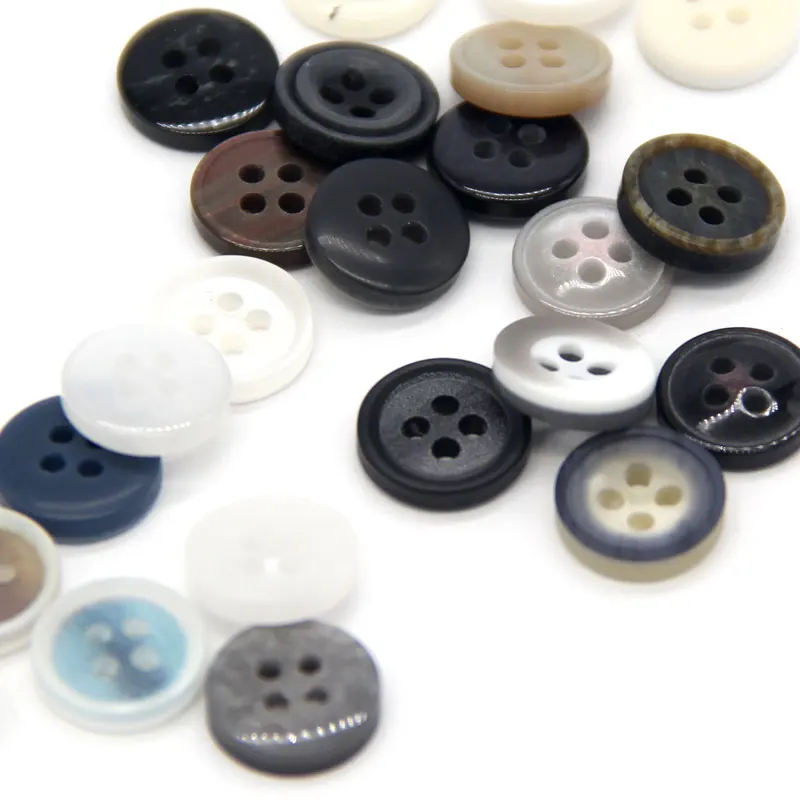 HENGC Colorful Resin Shirt Sewing Buttons For Clothing Children Baby Blouse Skirts Dress Fashion Small Decorations DIY Wholesale