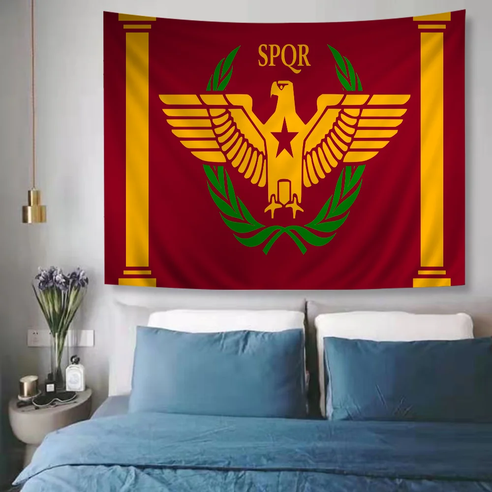

Roman Empire Standard Shield Hanging Bohemian Tapestry Bohemian Wall Tapestries Mandala Kawaii Room Decor