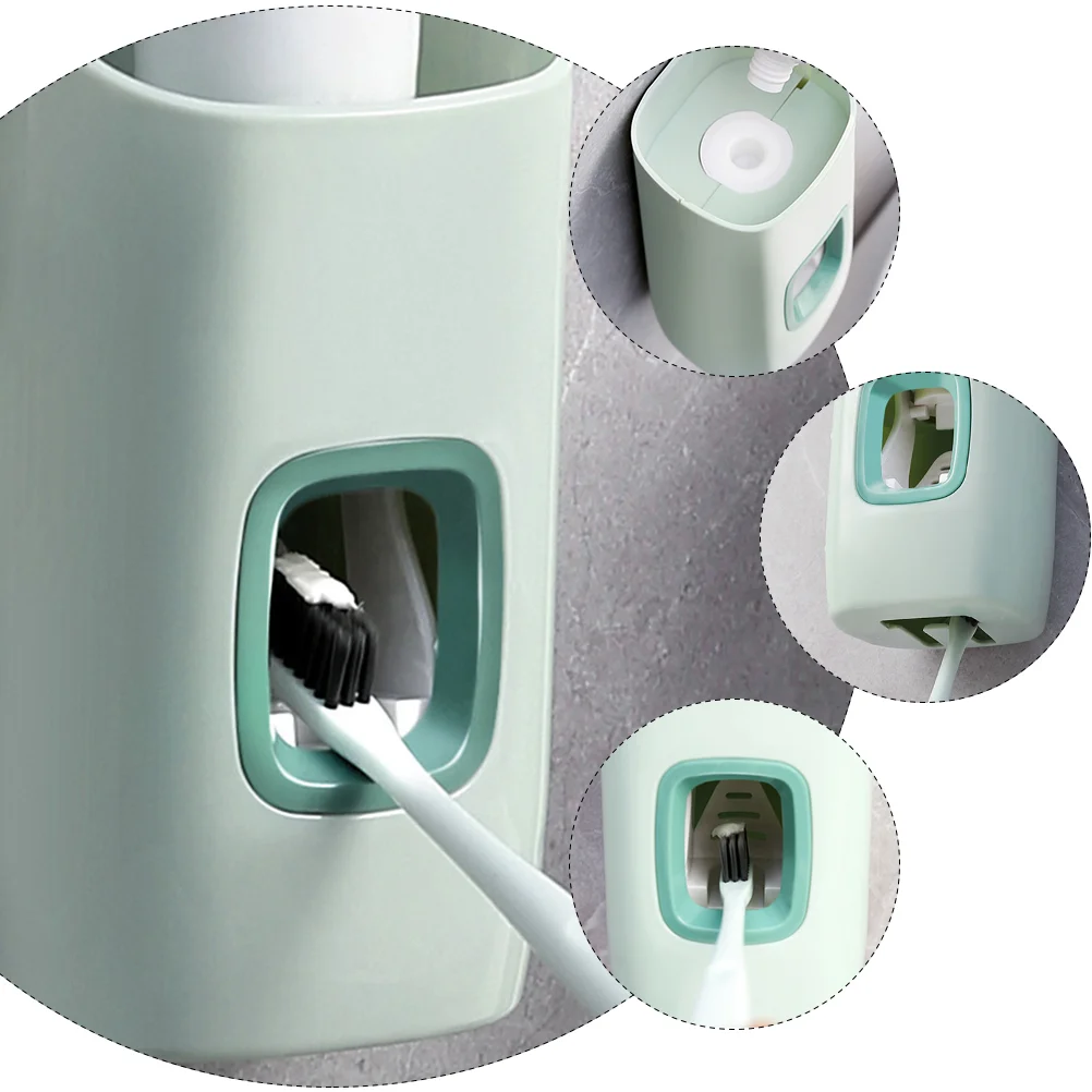 2pcs Automatic Squeezer Toothpaste Dispenser Bathroom Toothpaste Squeezer Toilet Toothpaste Dispenser