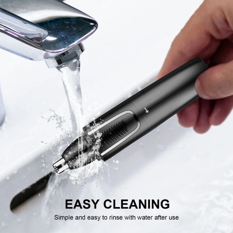 Tondeuse électrique en plastique pour le nez les sourcils, Rechargeable, livraison directe