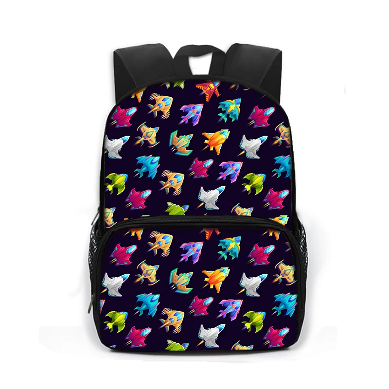 Spaceship Pilot Print Backpack Galaxy Planet Children Laptop School Bags Teenagers UFO Kindergarten Rucksack Bookbags Gift