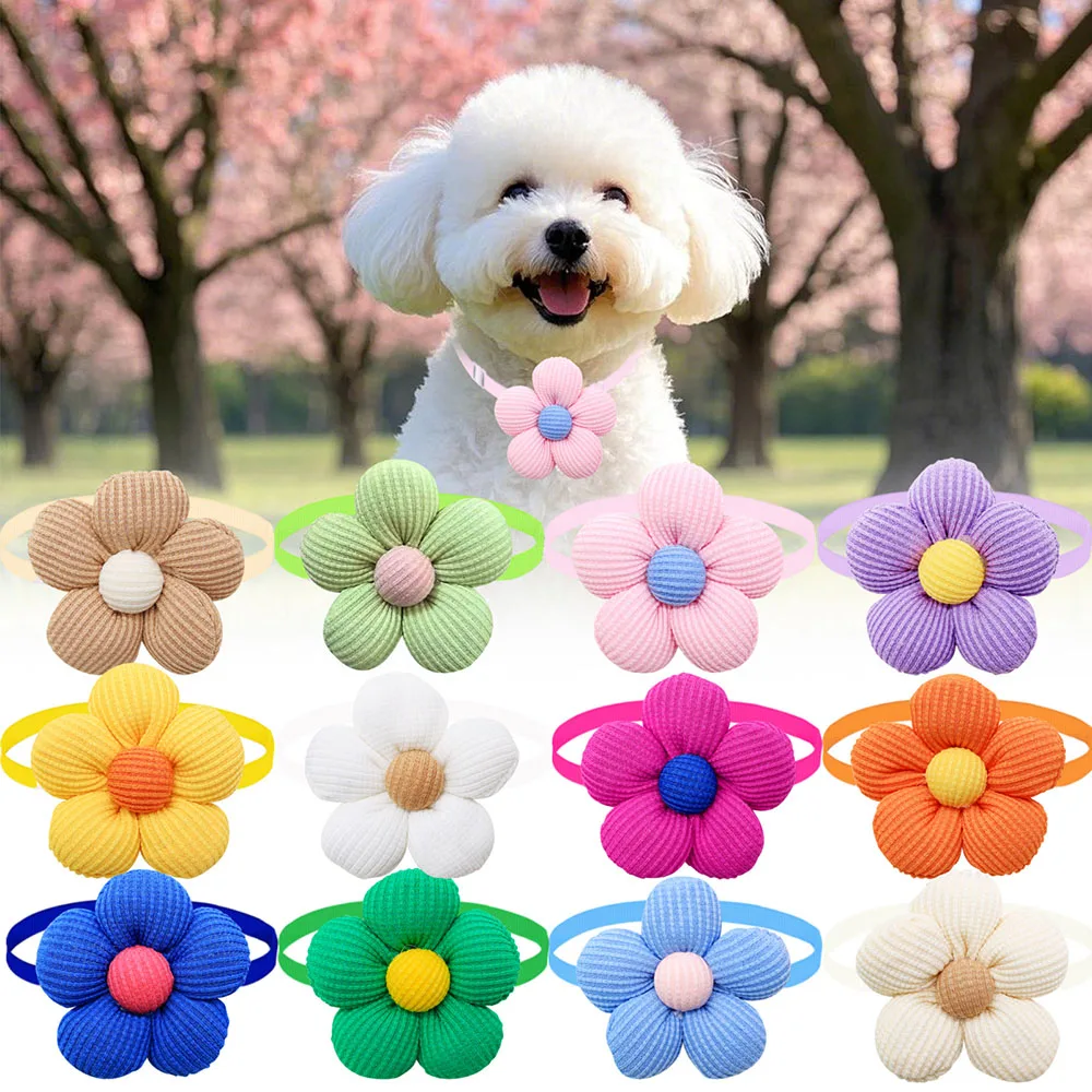 

30 шт., галстуки-бабочки с цветами, модные маленькие собаки, кошки, ошейник-бабочка для собак, украшения для ухода за домашними животными, аксессуары для домашних животных для маленьких собак