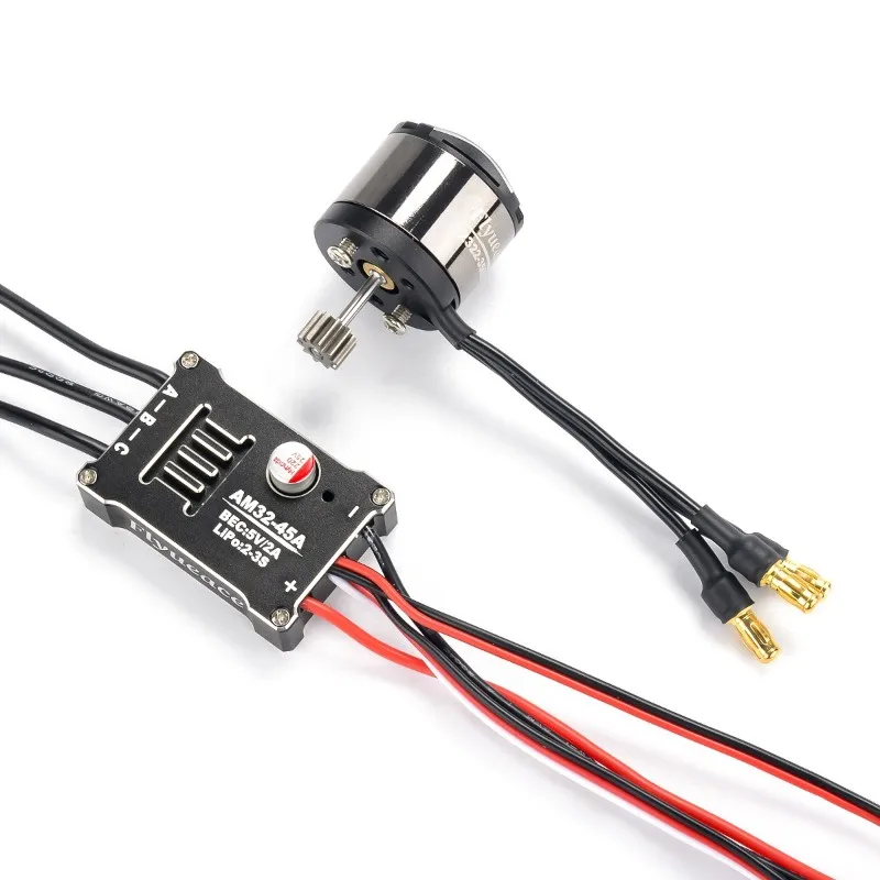 AS96-For 1:12 RC Crawler Car Upgrade Kit 2322 3500KV Brushless Motor& NEW AM32 45A ESC Comb MN78 MN99S MN82S MN168