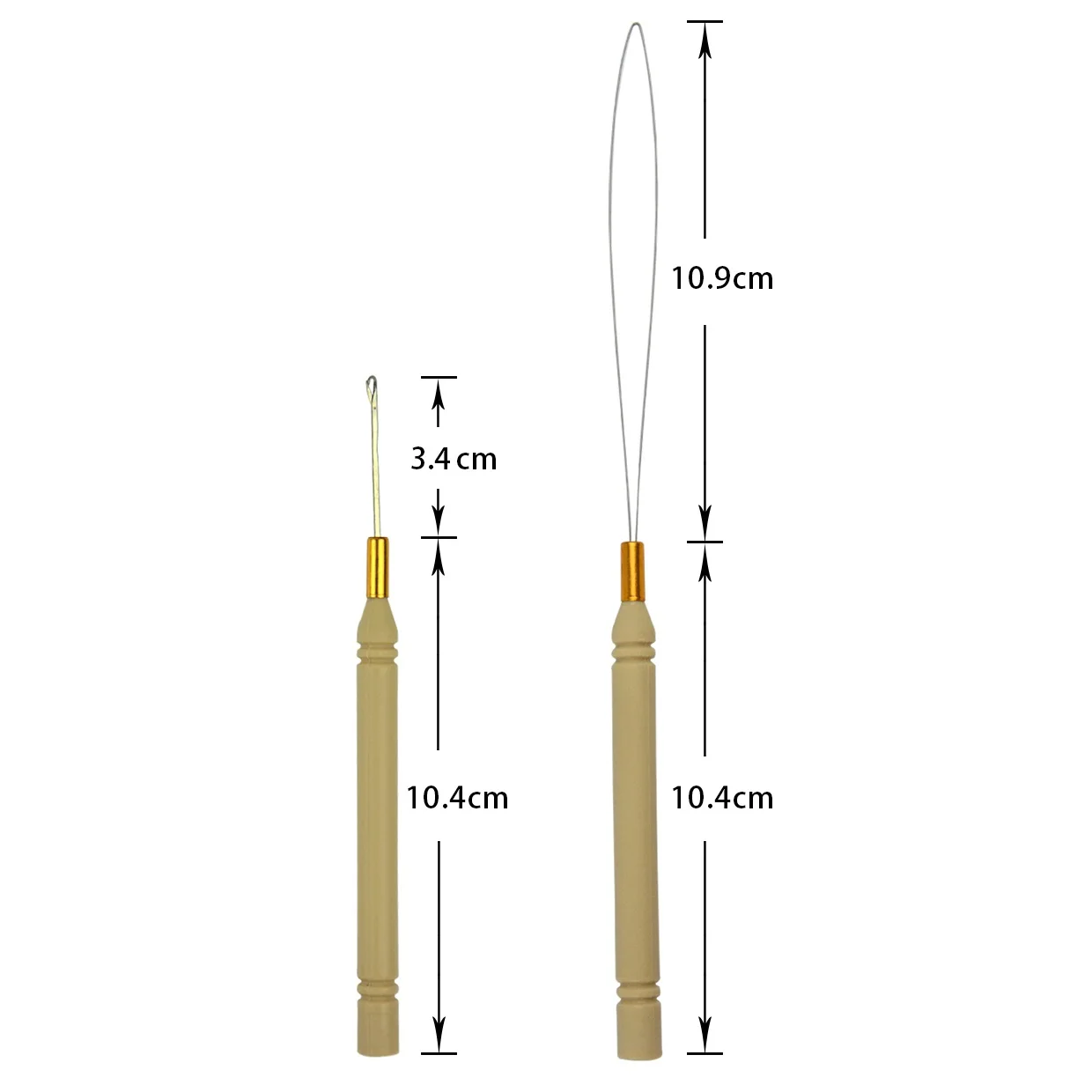 Kit de herramientas para extensiones de cabello, alicates para el cabello con punta en I, 200 Uds., microenlaces de silicona de 5,0mm, cuentas, aguja de bucle de tracción, aguja de ganchillo