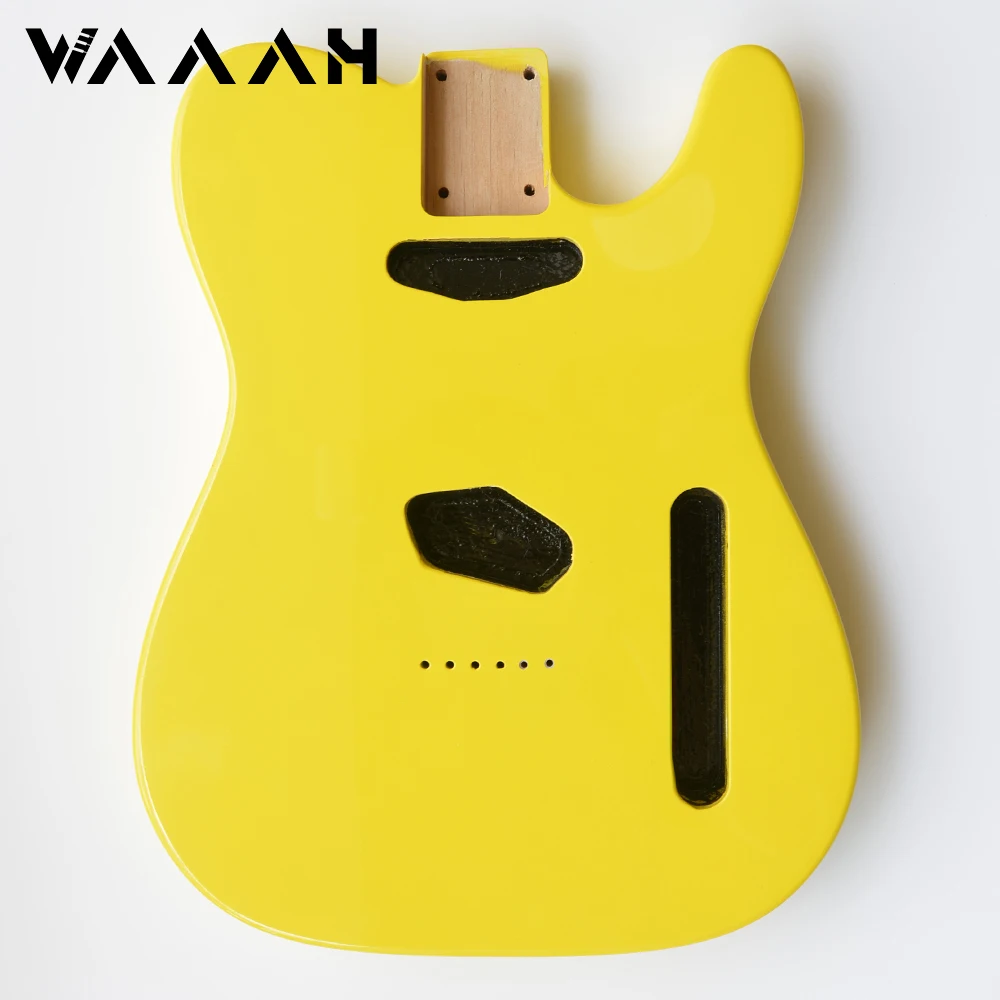 Alder Wood TL Guitar Body Light Yellow Color for Electric Guitar High Gloss Body Finished for TL Guitar Kits Building Parts