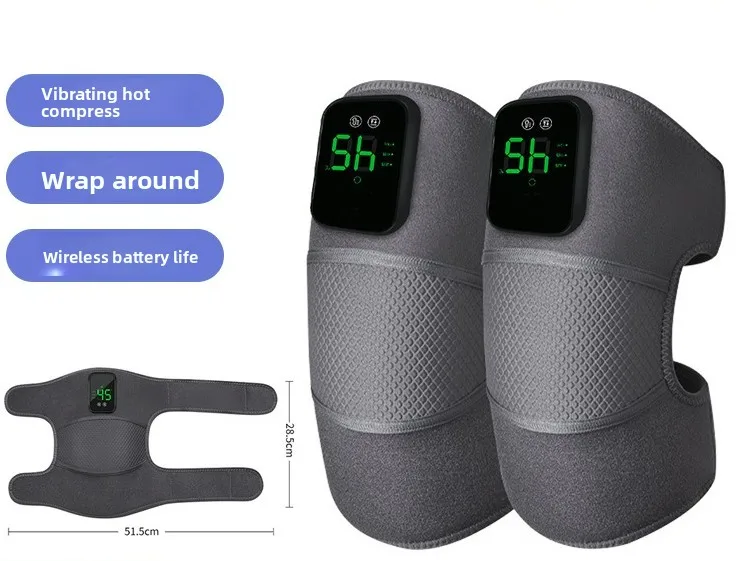 Electric Knee Massager Heated Knee Brace Joint Relaxation Long Battery Life