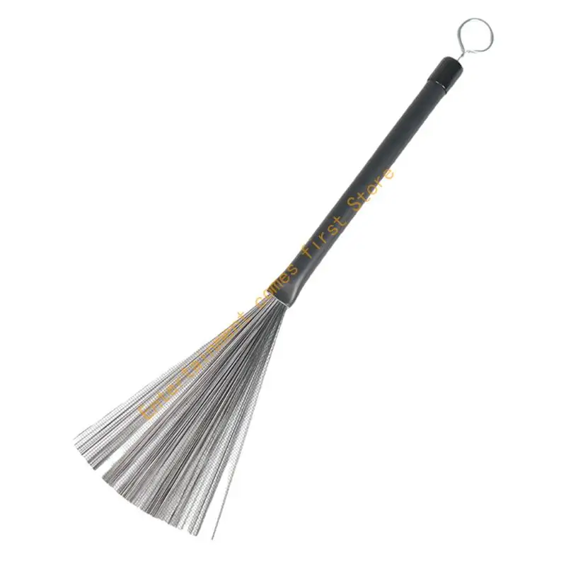 1Pair Retractable Steel Wire Drum Percussion Drumsticks Musical Accessory 55KD