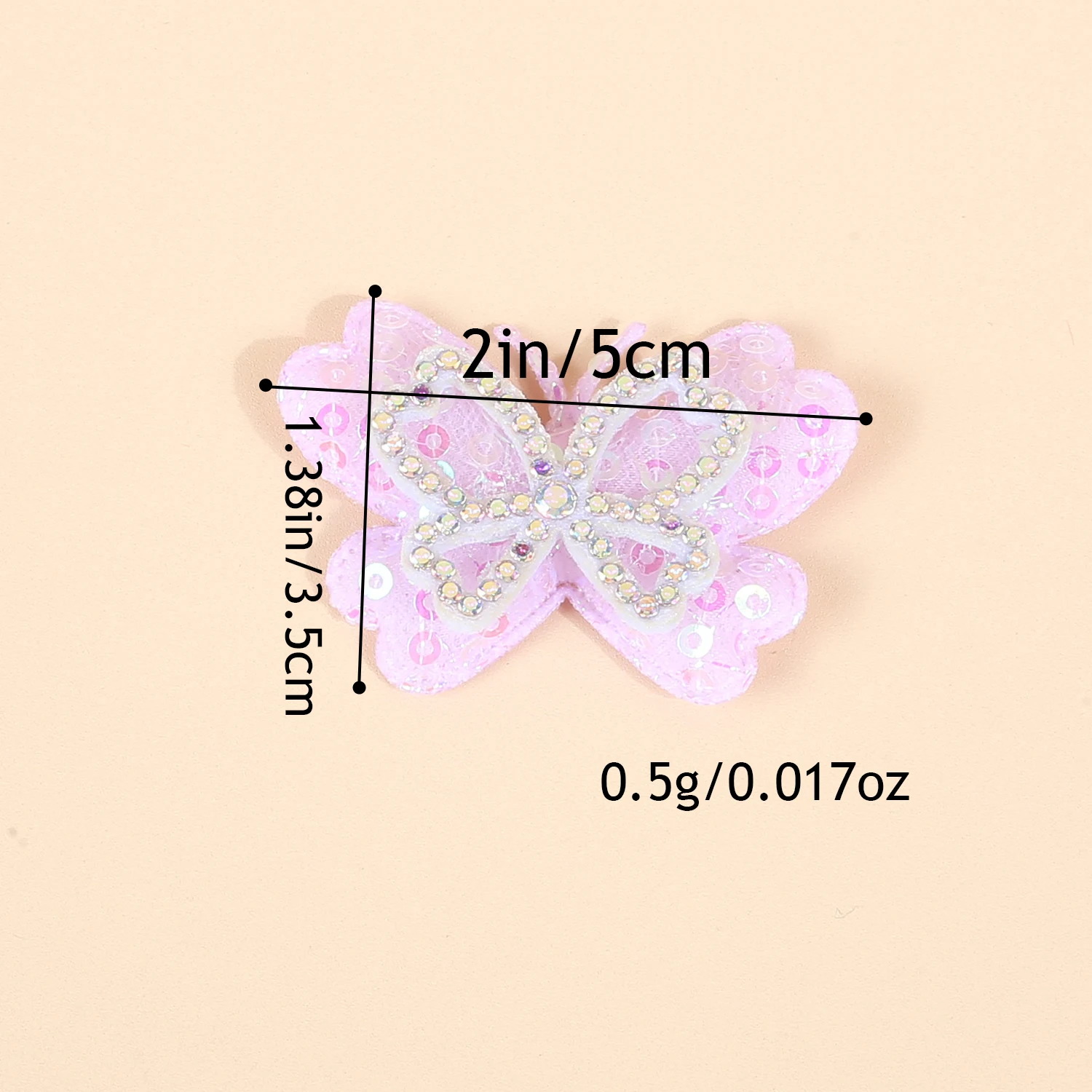 10 szt. Gąbki w kształcie diamentów wodnych, dekoracje w kształcie motyli do ubrań, rękodzieła, torebek, rękodzieła DIY, akcesoria do włosów