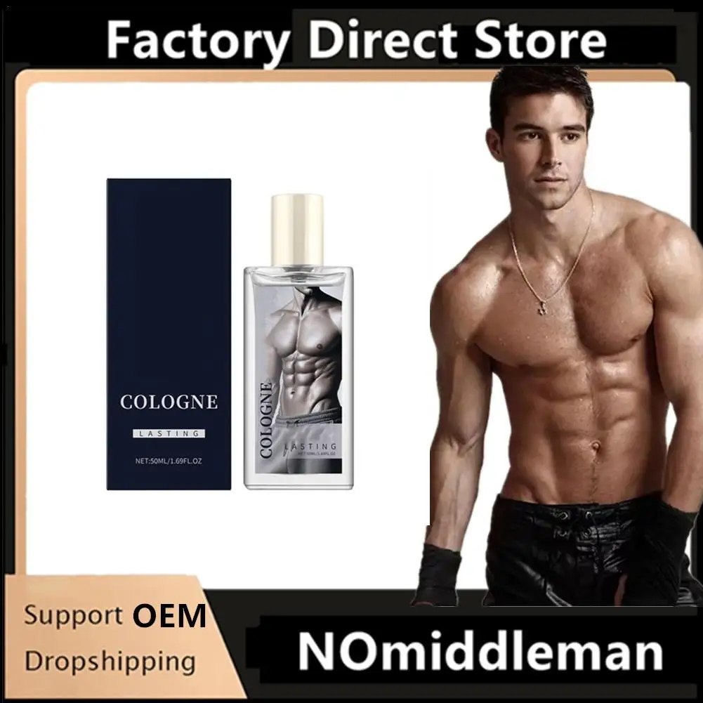 50ml High Quality Original Perfume For Men Lasting Fragrances Eau De Parfum Homber Body Spray Pheromone Deodorant