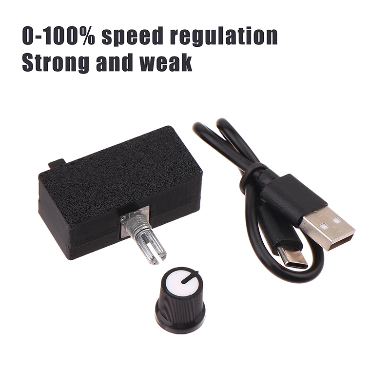 DC12V PWM 4-Pin Fan Speed Controller Type-C USB Power Supply DIY Water-cooling Cooling Pulse Width Modulator