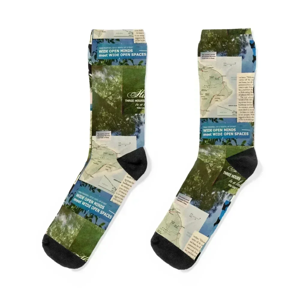 

Outdoor Love Collage Socks christmas gifts man set compression Woman Socks Men's