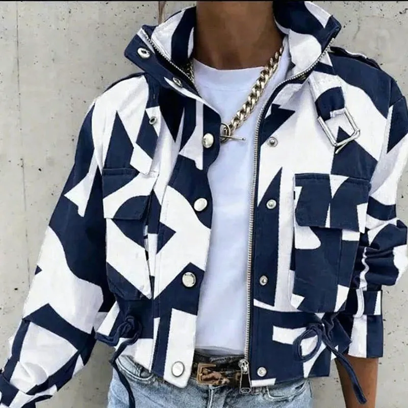 Blue and white