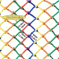 Colorful Nylon Mesh Child Safety Net Anti Falling Net Balcony Window Staircase Deck Football Field Fence Protection Baby Cat Dog 6