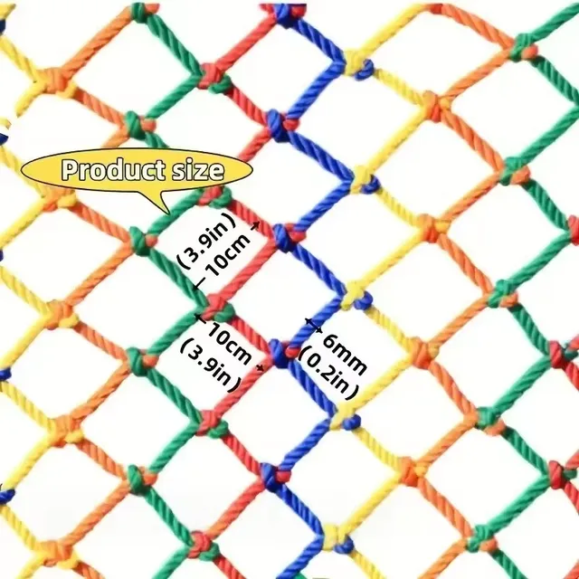 Colorful Nylon Mesh Child Safety Net Anti Falling Net Balcony Window Staircase Deck Football Field Fence Protection Baby Cat Dog 6