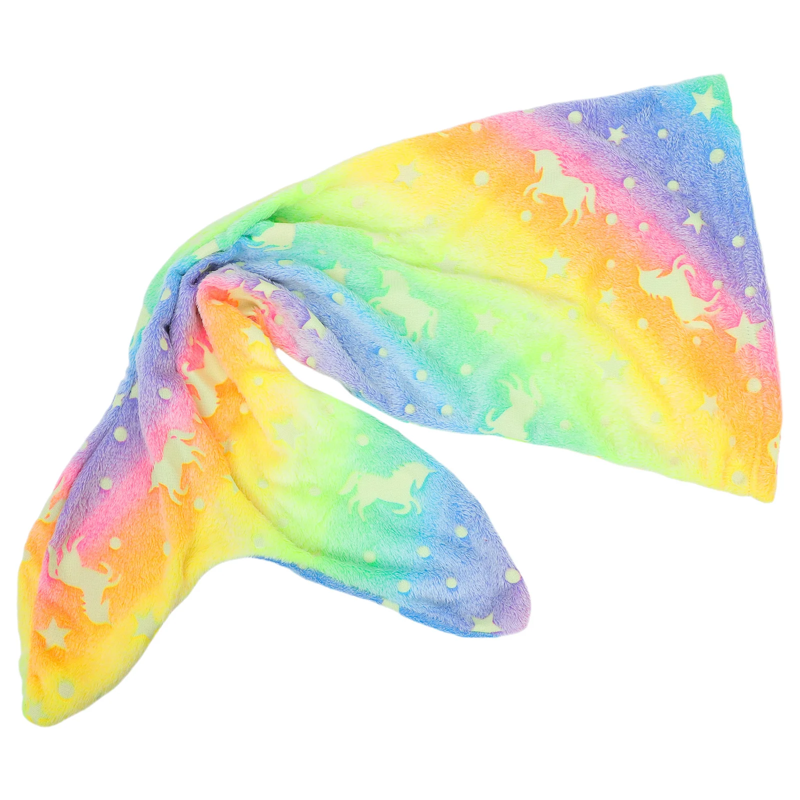 

Mermaid Blanket Soft Flannel Glow in The Dark Wearable Cozy Sleeping Bag for Girls Kids Gift Blanket Toddler Mermaid Bedding