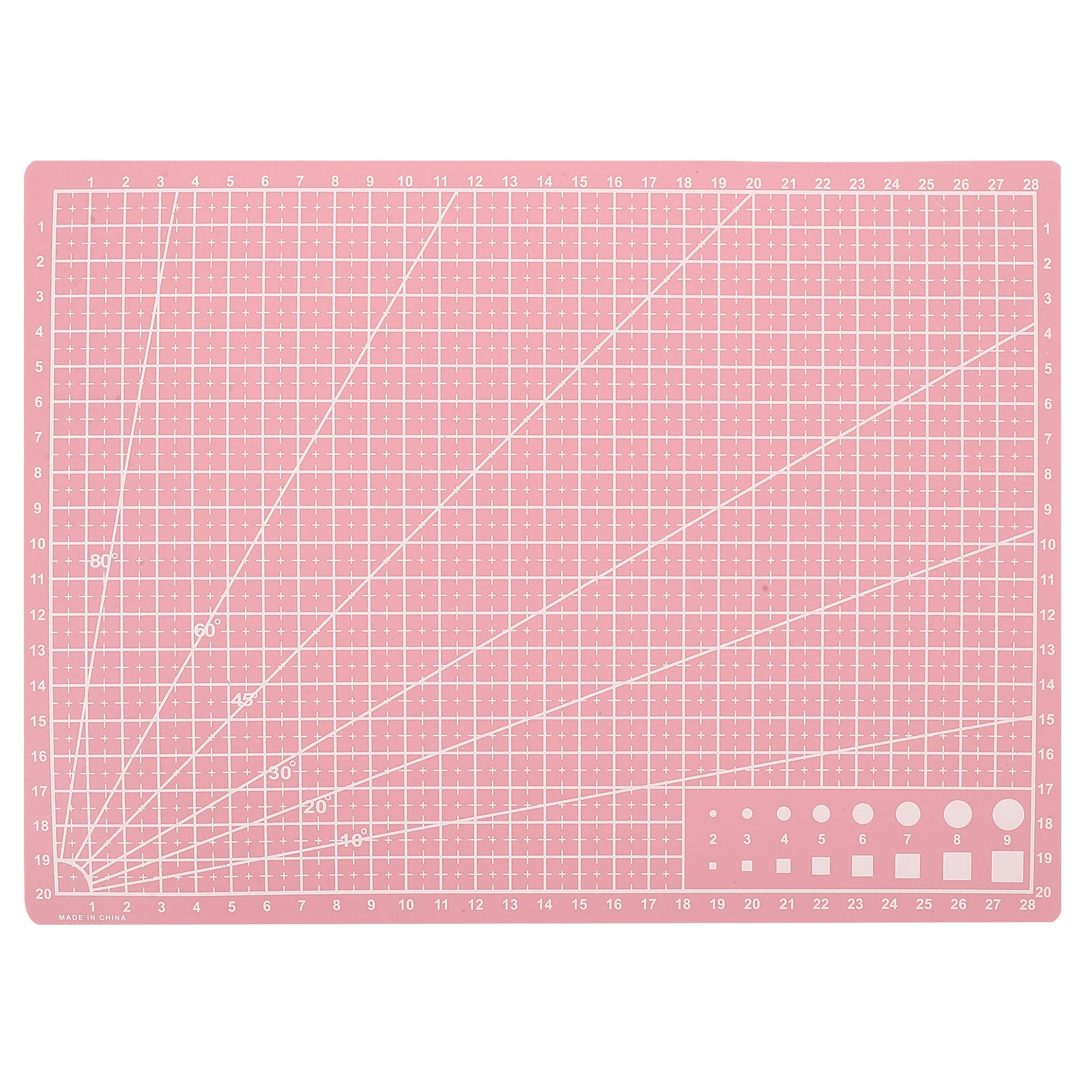 

A4 Double Sided Cutting Mat Lightweight Non Slip Pink Plastic Paper Craft Engraving Board quilting mats handcrafts crafts making