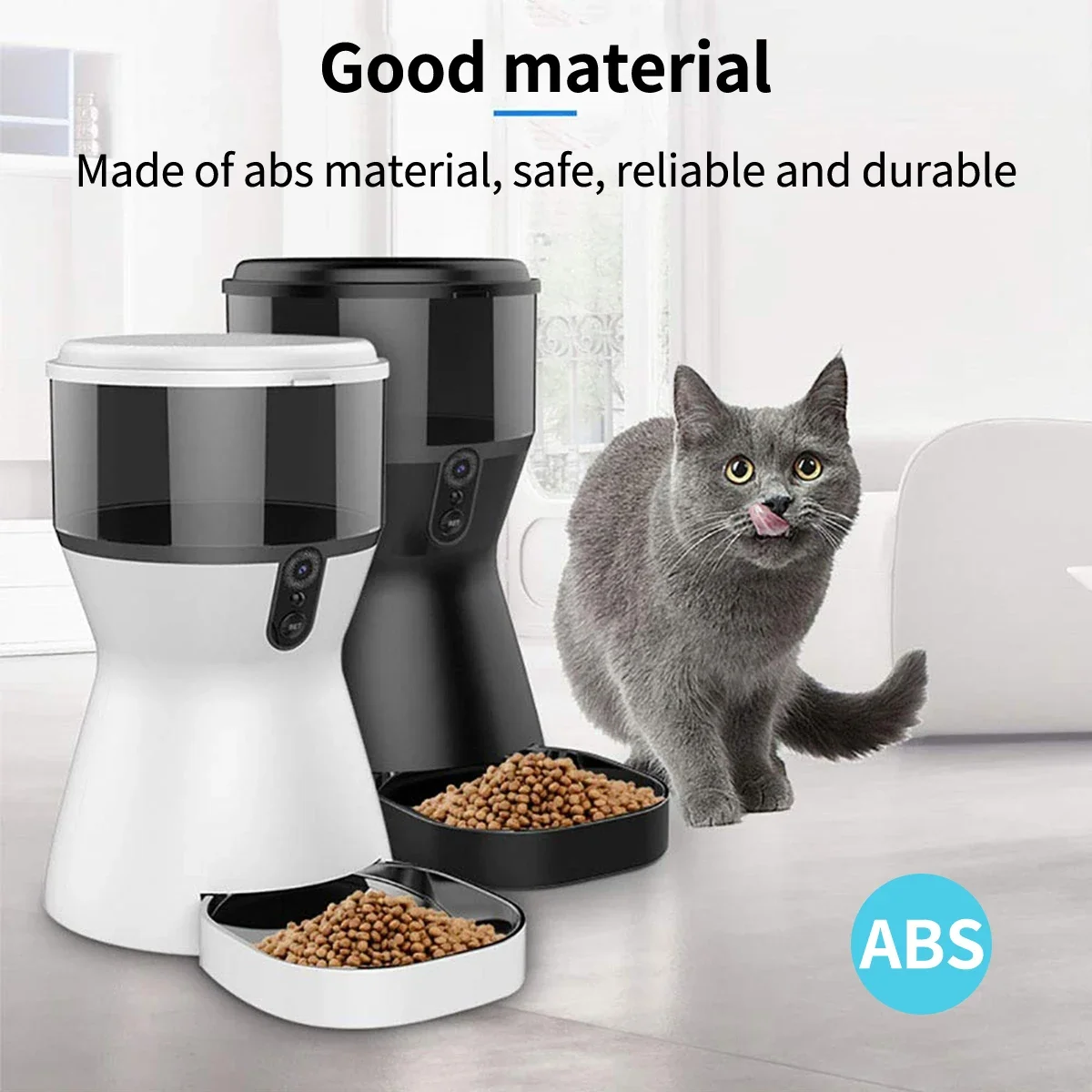 App Afstandsbediening Ddpet Smart Pet Feeder 2.4G Wifi Verbinding 4l Automatische Hond Met Hd Camera
