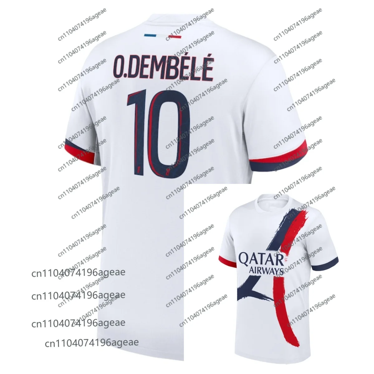 No.10 No.14 25-26 verano PSG familia Jersey camiseta Casual deportes secado rápido cómodo transpirable adultos niños mismo fútbol