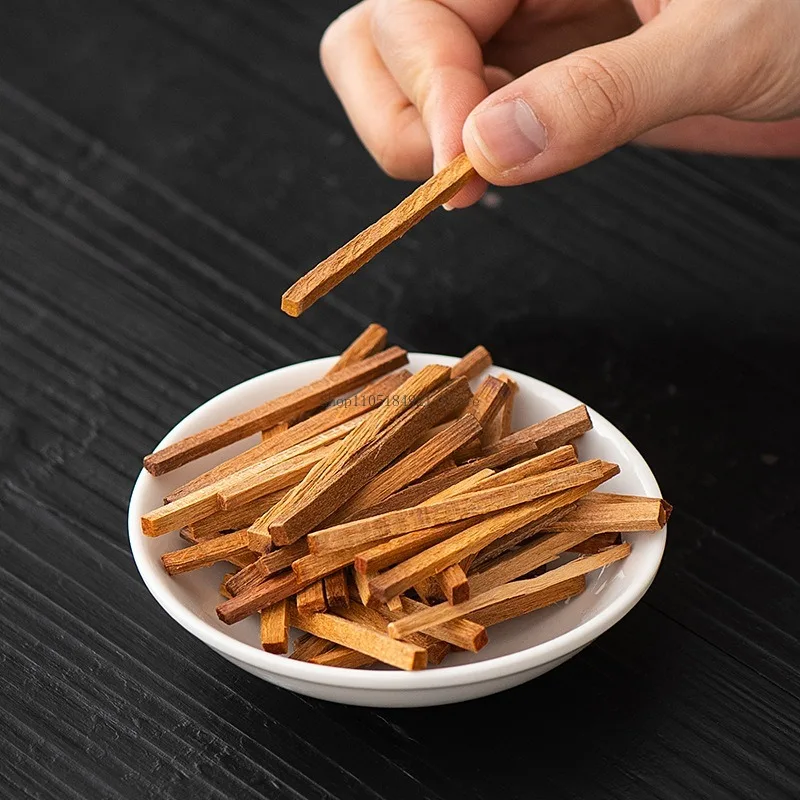 6CM 200g Peruvian Wood Strips Natural Sandalwood Sticks Aromatherapy Home Worship Budda Tea Room Meditation Purification Air