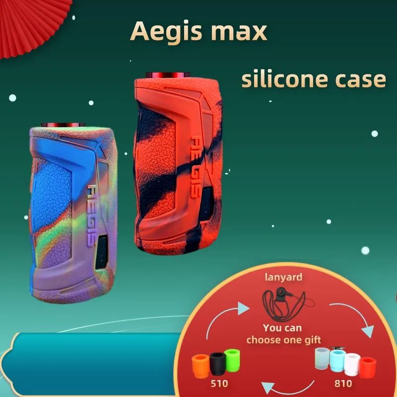 Casing Silikon Baru untuk Aegis Max 100W Cangkang Kulit Bungkus Pelindung Lengan Karet Lunak Pelindung 1 Buah