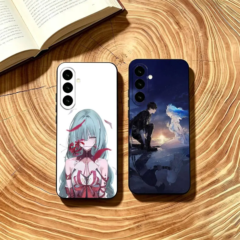 Pop Game W-Wuthering Waves Phone Case Soft black For Samsung Galaxy A73,A72,A71,A70,A53,A52,A51