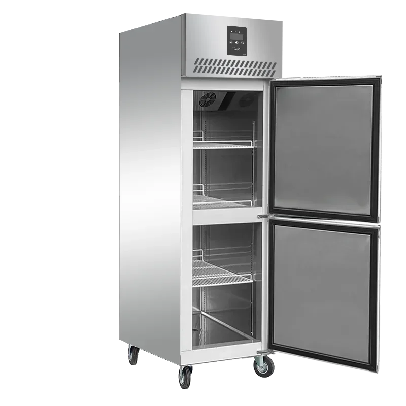 

Commercial Kitchen Cooler Stainless Steel Two-Door Refrigerator for Large Single Restaurant Equipment