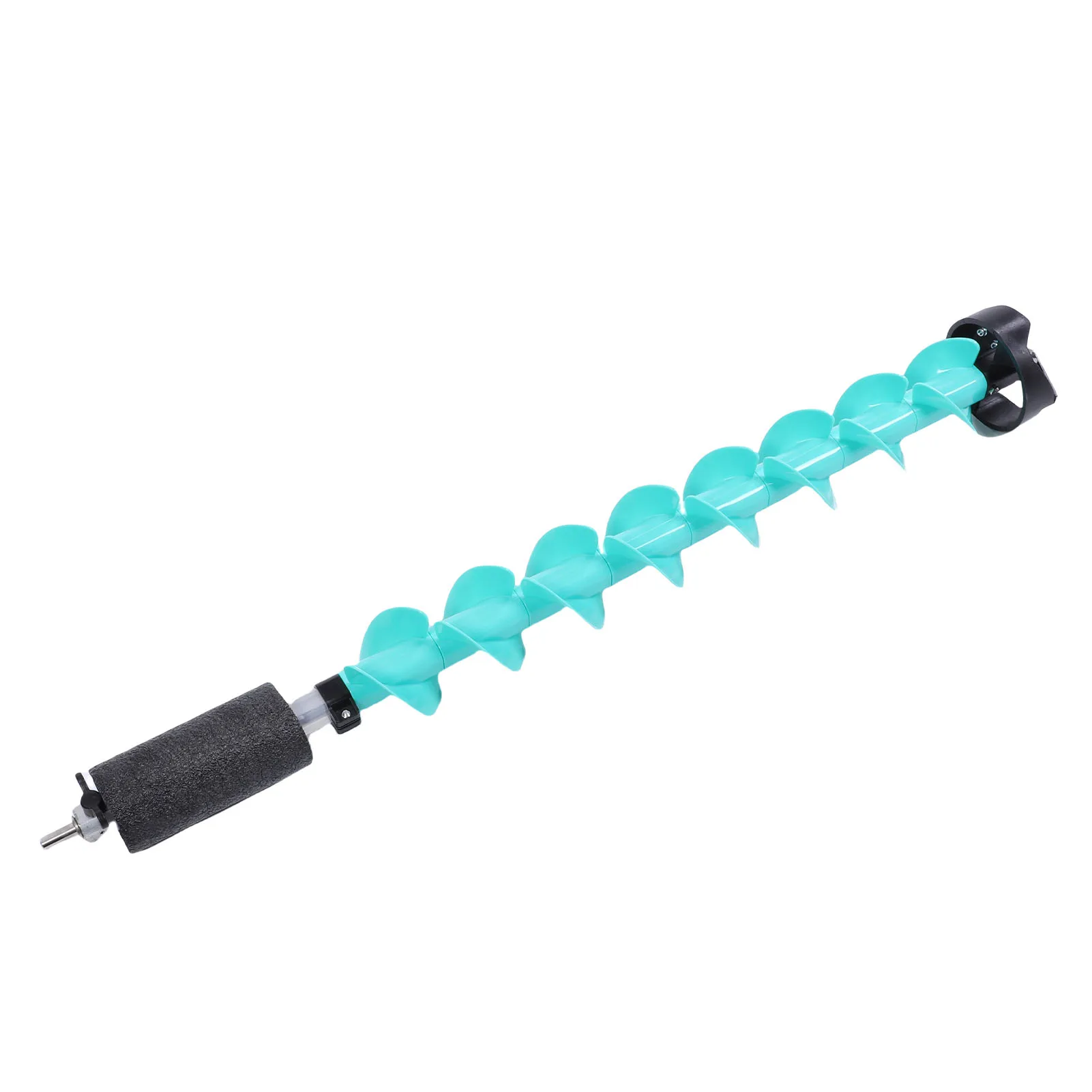 Auger Drill Bit 5 Inch Drilling Diameter Nylon Ice Drill Bit with  and Versatile Adapter for  Waters Auger Drill Bit