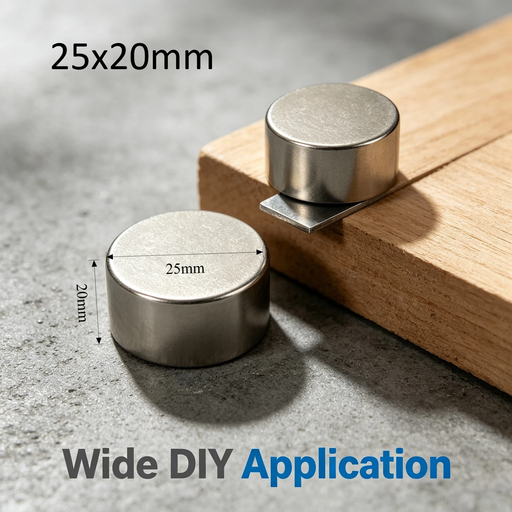 25x20mm Powerful NdFeB Round Disc Magnet Super Strong Neodymium Magnet For DIY Handmade Home Decor Crafts