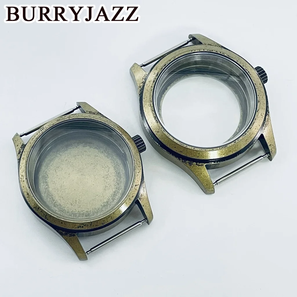 

BURRYJAZZ 36mm/39mm NH35 NH36 ETA 2824 PT5000 Watch Case Waterproof Retro Sapphire Crystal Watch Case