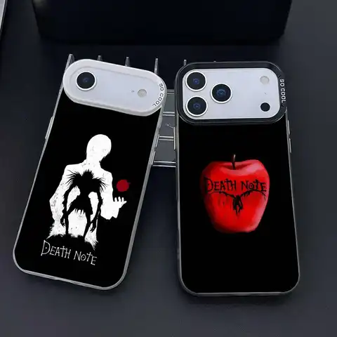 Custodia per telefono Death Note Ryuk Comics per iPhone 12 13 14 15 16 17Pro Max Plus Proteggi la copertura del telefono placcatura